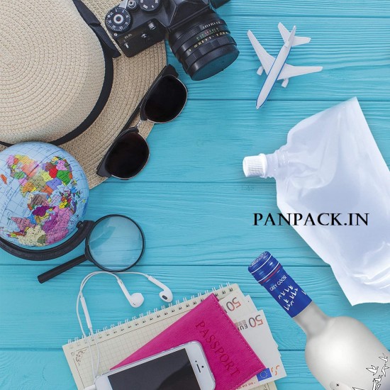 STANDY SIDE/CENTER SPOUT POUCH WHITE (21 MM SPOUT SIZE)